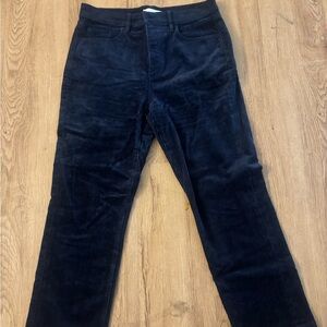 LOFT Navy Corduroy Pants Petite
